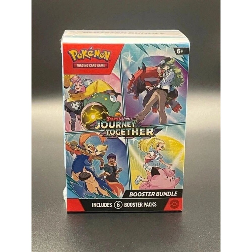 Pokémon TCG Journey Together Booster Bundle – 6 Packs – Factory Sealed